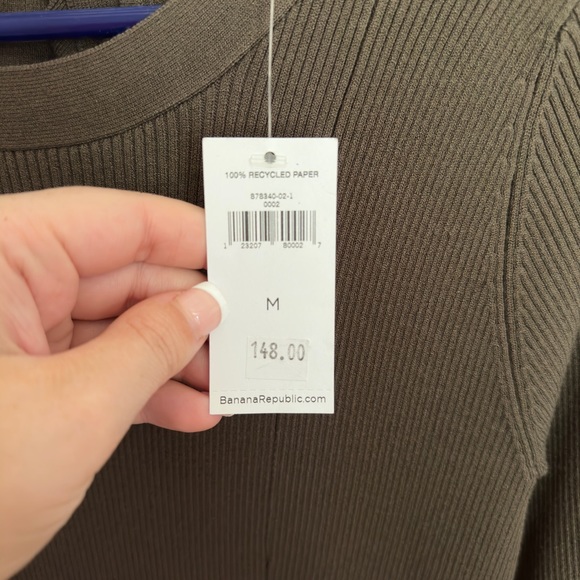 Banana Republic Fitted Ribbed Dress - Picture 3 of 4